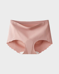 Seamless No Camel Toe Silk Antibacterial Gusset Panties (5 Pack)