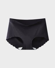 Seamless No Camel Toe Silk Antibacterial Gusset Panties (5 Pack)