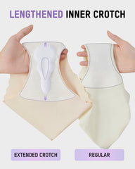 Seamless No Camel Toe Silk Antibacterial Gusset Panties (5 Pack)