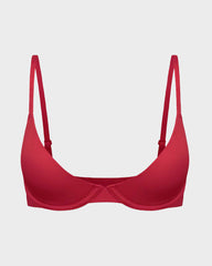 Seamless Push-Up Deep V Bra
