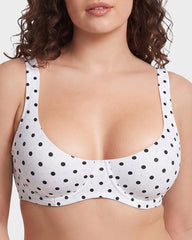 Seamless Unlined Underwire Balconette Bra