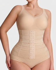 Segmented Waist Trainer Corset with Steel Bones