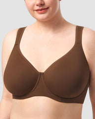Soft Plus Size Full Coverage Unlined Minimizer Bra