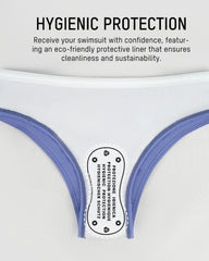 Sporty Back Bralette & Banded Hipster Bikini Set