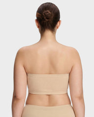 Stay‑Put Wireless Seamless Bandeau Bra