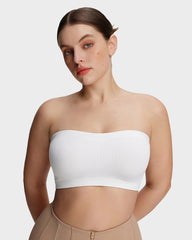 Stay‑Put Wireless Seamless Bandeau Bra