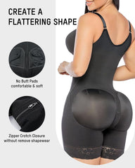 Tummy Control Butt Lifter Shaper with Zipper Crotch Fajas Colombianas