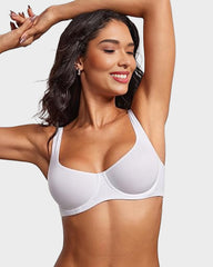 Underwire Support Seamless Unlined Balconette Bra
