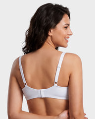 Underwire Support Seamless Unlined Balconette Bra
