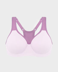 Unlined External Underwire Full Coverage Sports Bra