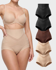 V-Shape Tummy Control Shaping Briefs Multipack