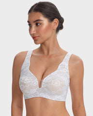 Wireless Lace Full Coverage Minimizing Bra