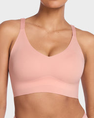Wireless V-Neck Back & Side Smoothing Bra