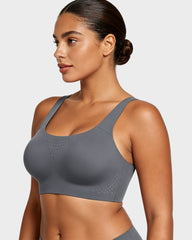 Wireless One-Piece Ventilated Sports Bra