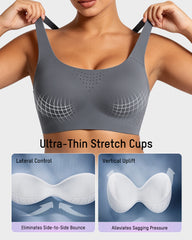 Wireless One-Piece Ventilated Sports Bra