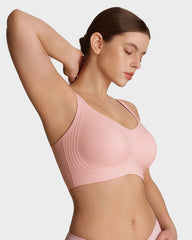 Wireless V-Neck Back & Side Smoothing Bra