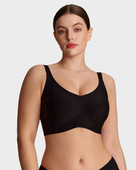 Wireless V-Neck Back & Side Smoothing Bra