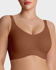 Wireless V-Neck Back & Side Smoothing Bra