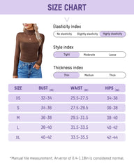 Women Long Sleeve Bodysuit Turtle Neck Shapewear