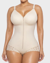 Zip Up Sculpting Bodysuit