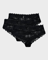 Floral Lace Seamless Brief Panty (3 Pack)