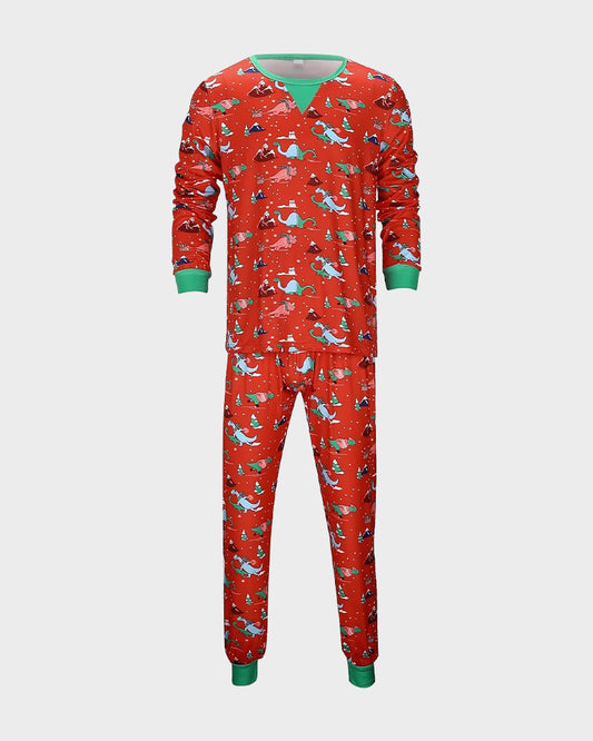 Christmas Pattern Family Matching Pajama Set