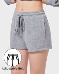 Ultra Soft Stretchy Drawstring Lounge Shorts