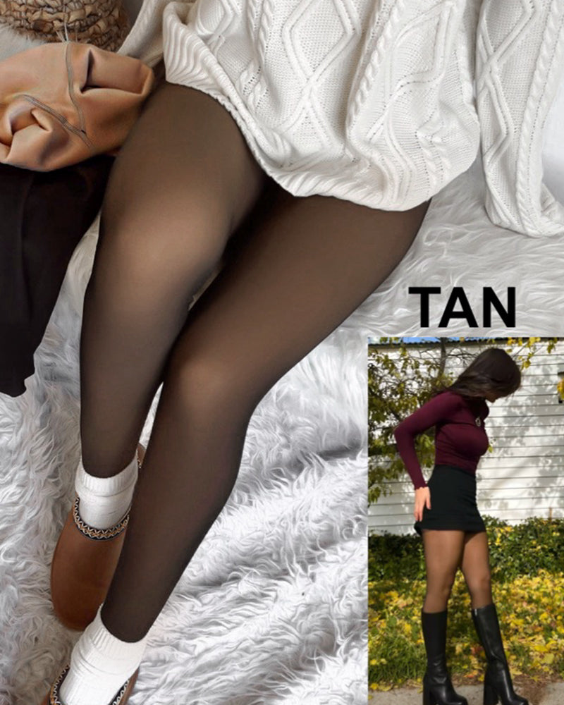 SheCurve® Translucent Fleece Lined Tights