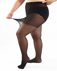 Plus Size Comfort Sheer Tights Bundle(5 Pack )