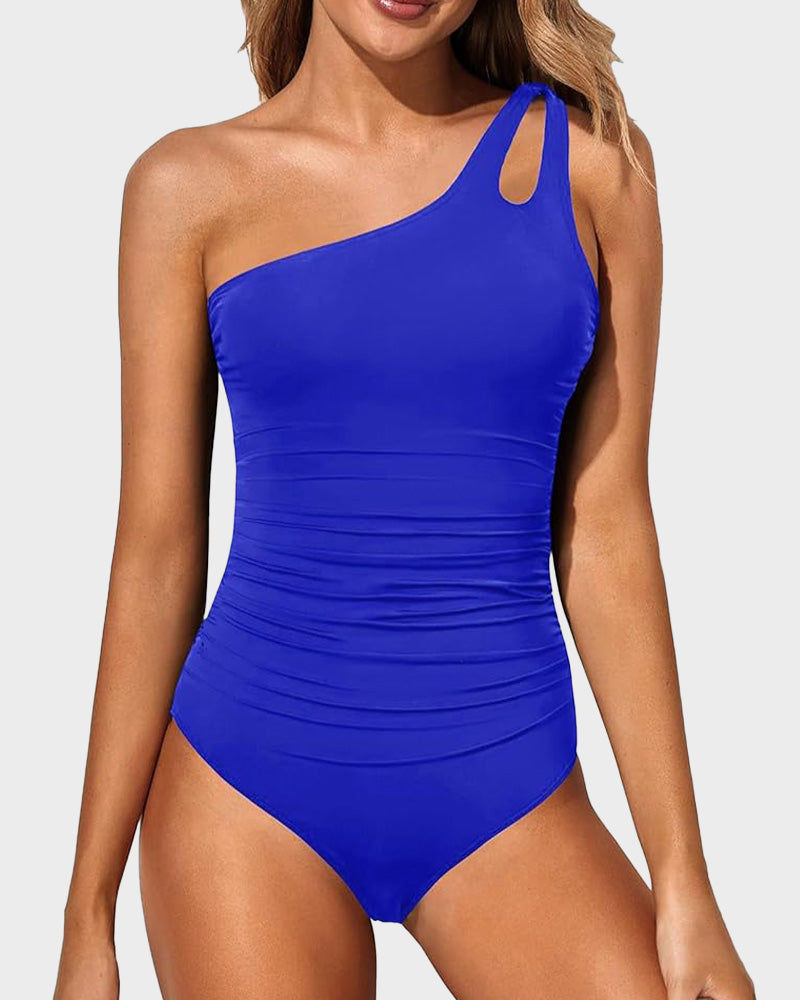 SheCurve® One Shoulder One Piece Swimsuit