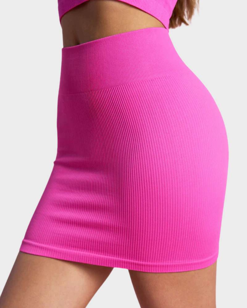 SheCurve® Basic Casual Mini Bodycon Skirt