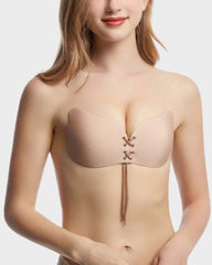 SheCurve® Strapless Invisible Push Up Bra