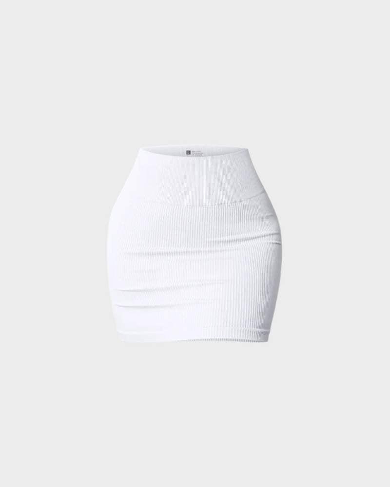 SheCurve® Basic Casual Mini Bodycon Skirt