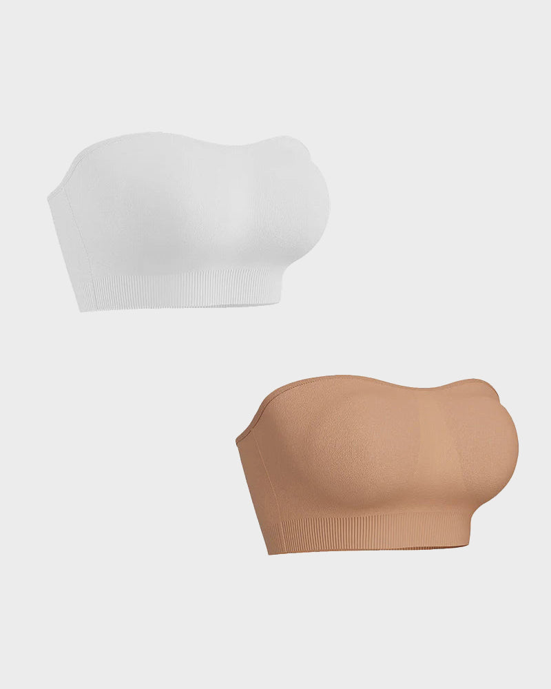 SheCurve® Non-Slip Bandeau Seamless Wireless Strapless Bra