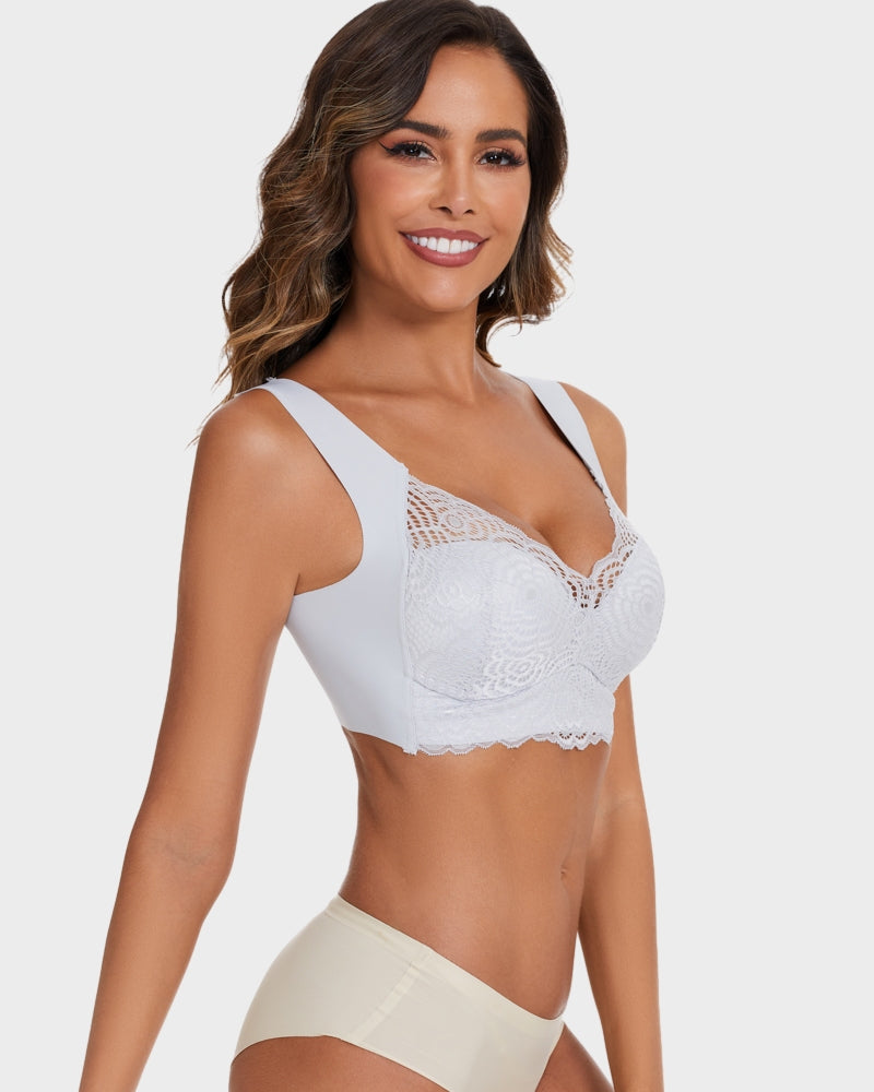 SheCurve® Stretch Lace Cut-Out Bra