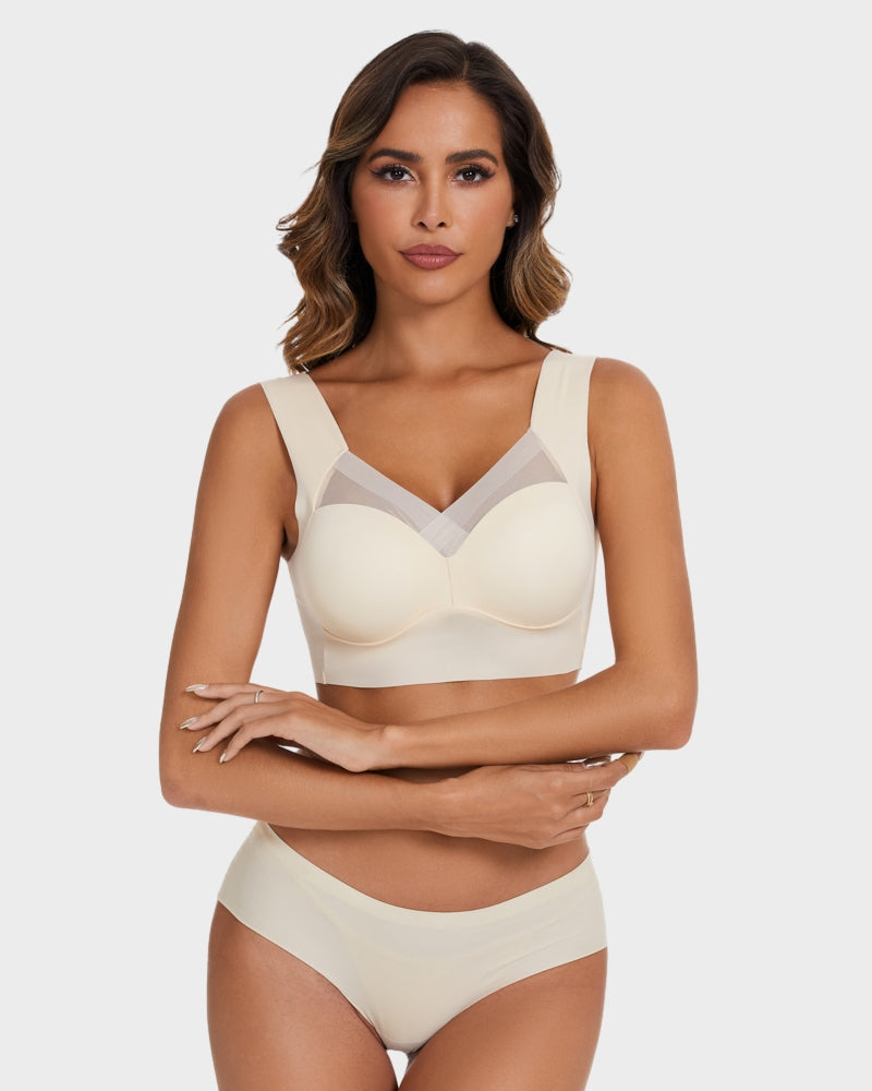 SheCurve® Comfortable Smoothing Mesh Bra