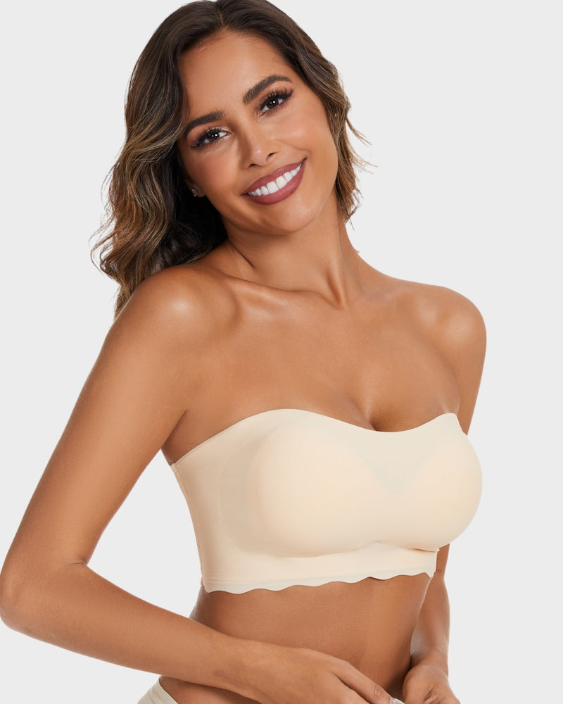 SheCurve® Strapless Invisible Push Up Bra