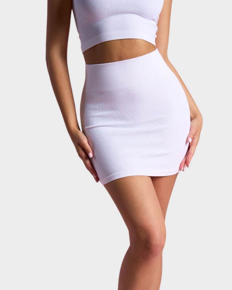 SheCurve® Basic Casual Mini Bodycon Skirt