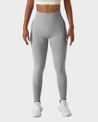 Seamless Knit Breathable Butt Lifting Fitness Leggings