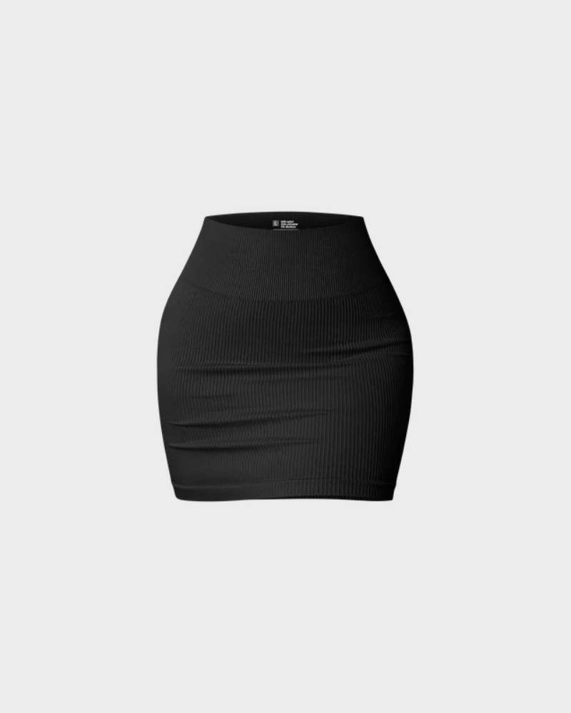 SheCurve® Basic Casual Mini Bodycon Skirt