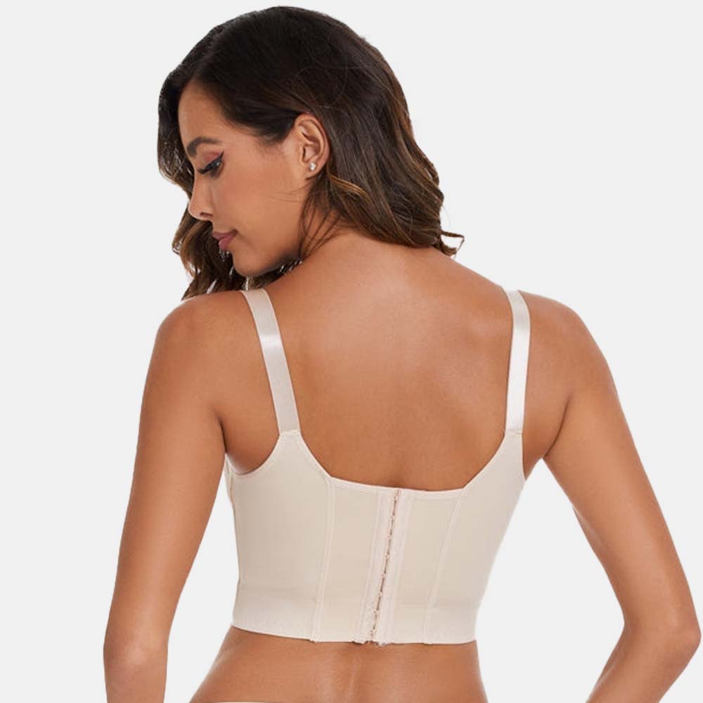 SheCurve®Push-Up Back Smoothing Bra-White