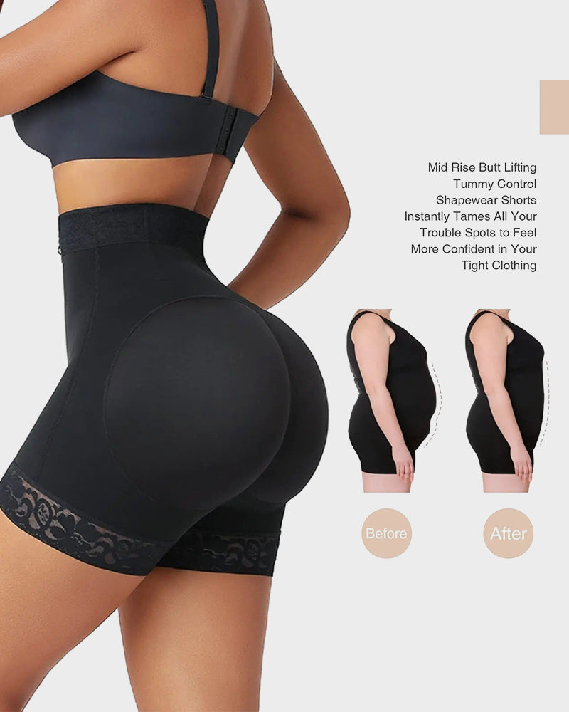 SheCurve® Boned Sculpt High Waist Shorts