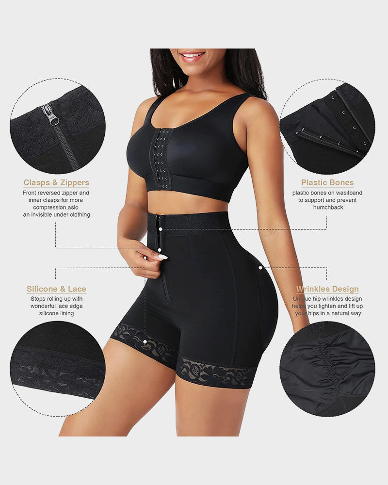 SheCurve® Boned Sculpt High Waist Shorts