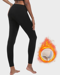 High Waist Butt Lifting Lightweight Fleece Lined Leggings