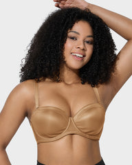 Comfort Push Up Unlined Bra with Removable Straps