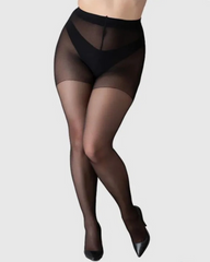 Plus Size Comfort Sheer Tights Bundle(5 Pack )