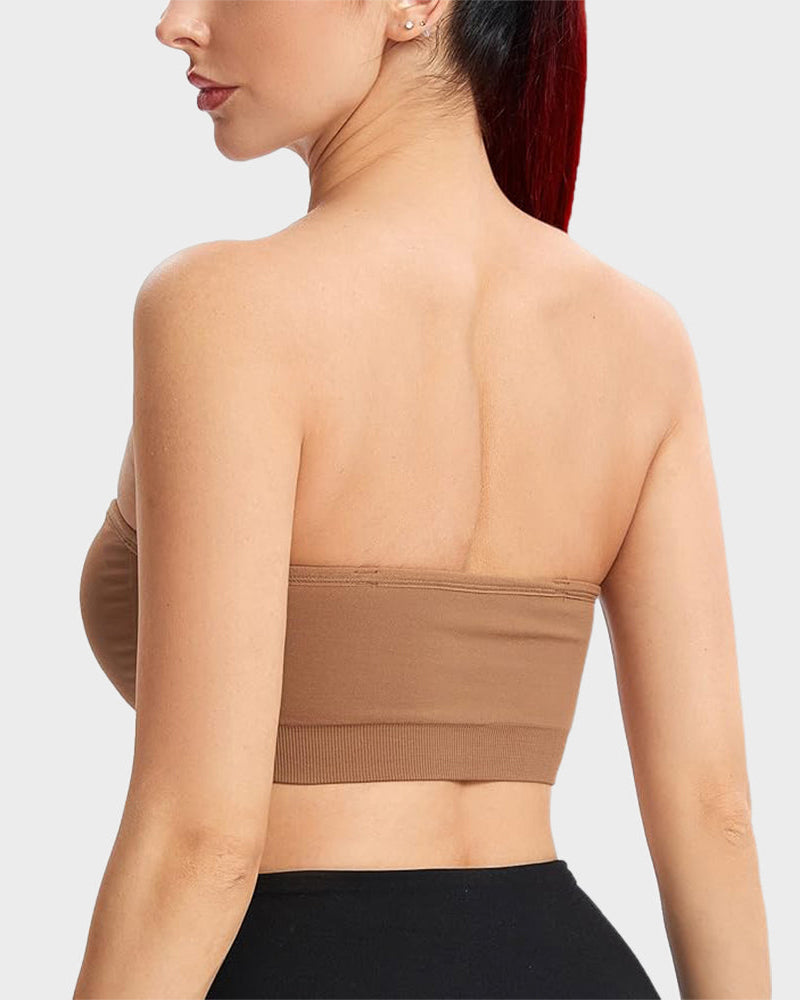 SheCurve® Non-Slip Bandeau Seamless Wireless Strapless Bra