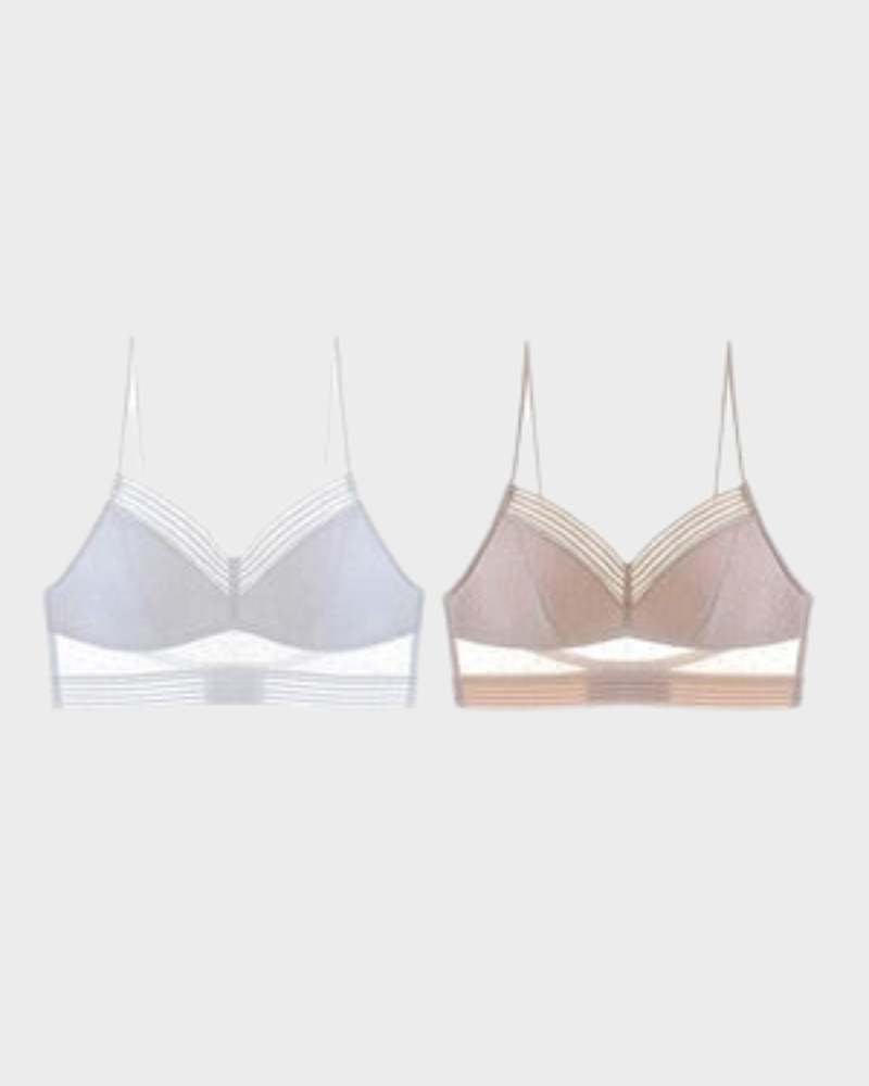 SheCurve® Extra-Wide Stretchy Band Soft Lace Bra