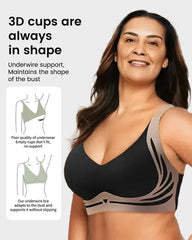 SHECURVE® Wireless Push-up Bra