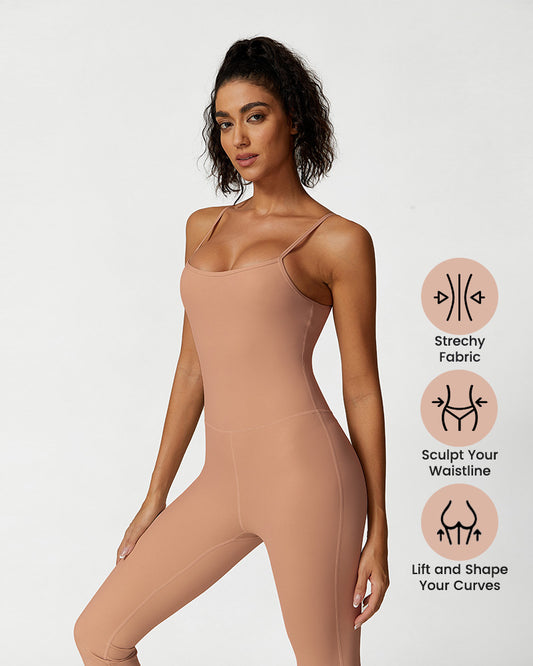 SheCurve®Lightweight Comfort Workout Jumpsuit